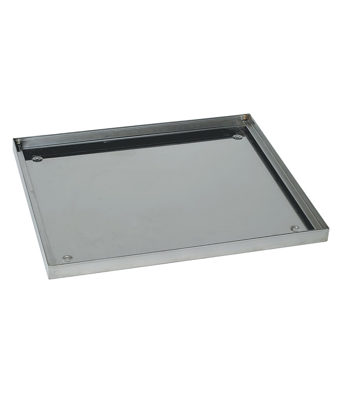 Glass Basket Drip Tray Stainless Steel 350 x 350mm