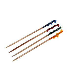 Toothpicks Assorted Frilled 100mm