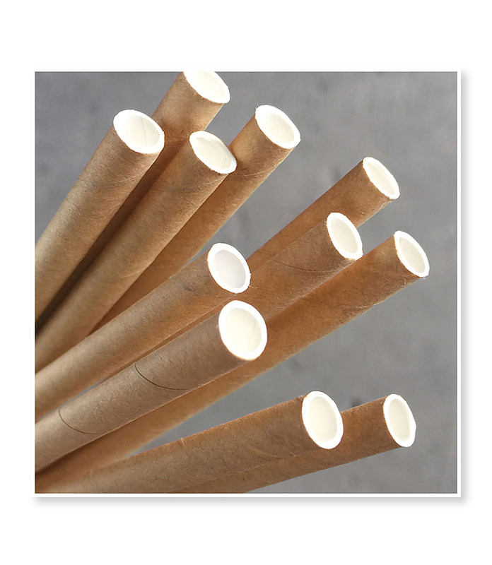 Paper Straw Kraft 3ply Regular Paper Straw Kraft 3ply Regular