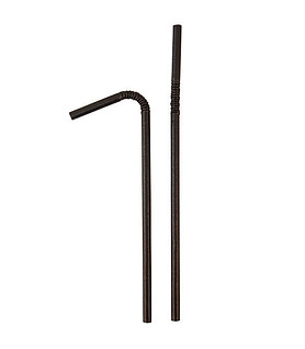 Straw Paper Regular Flexi Black