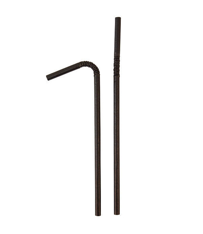Straw Paper Regular Flexi Black