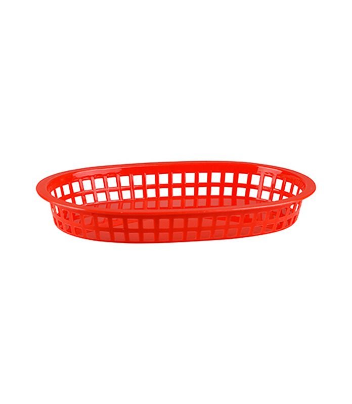 Fast Food Basket Rectangular Red 270mm x 180mm