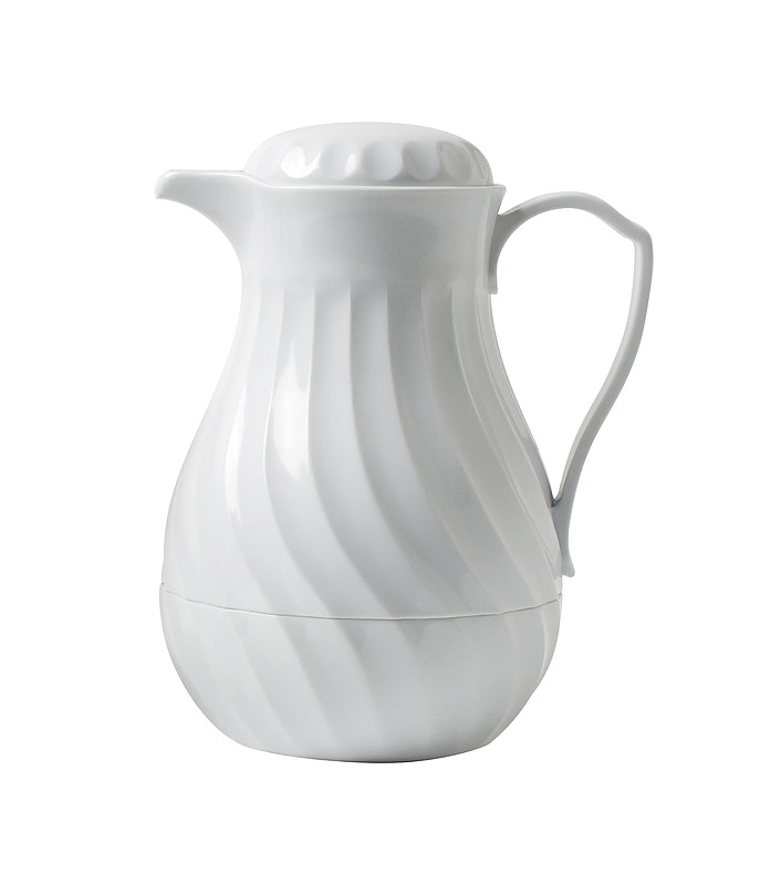 Insulated Jug White Swirl 2L