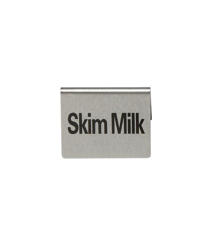 Skim Milk Buffet Sign