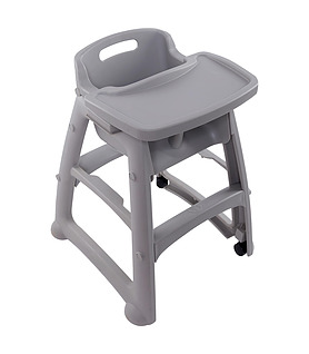High Chair Grey Stackable 
