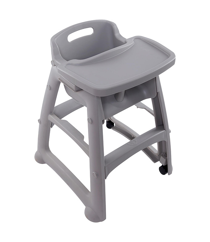 High Chair Grey Stackable 