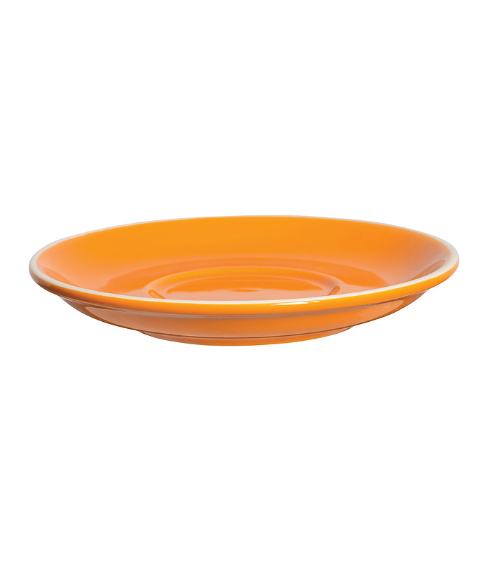 Lulu Cappuccino Saucer Orange