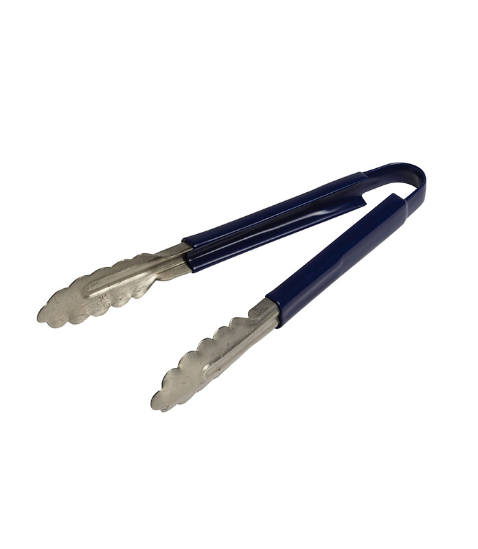 Tong Stainless Steel with Blue Handle 230mm