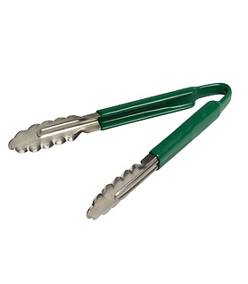 Tong Stainless Steel with Green Handle 300mm