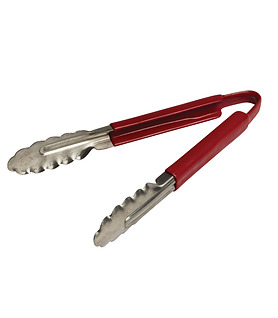 Tong Stainless Steel with Red Handle 300mm