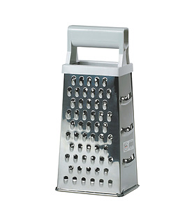 Grater 4 Sided Plastic Handle