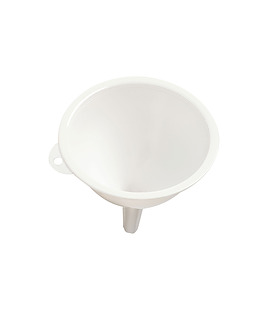 Funnel White Plastic 