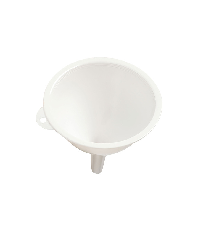 Funnel White Plastic 