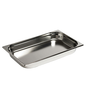 Steam Pan Stainless Steel 1/1 x 65mm Deep