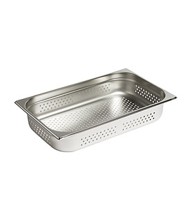 Steam Pan Stainless Steel Perforated 1/1 x 20mm Deep