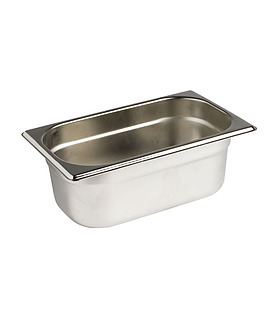 Steam Pan Stainless Steel 1/3 x 150mm Deep