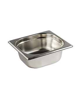 Steam Pan Stainless Steel 1/6 x 65mm Deep
