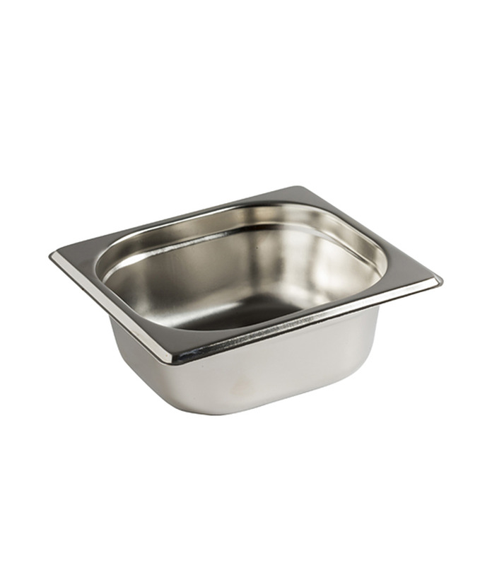 Steam Pan Stainless Steel 1/6 x 65mm Deep