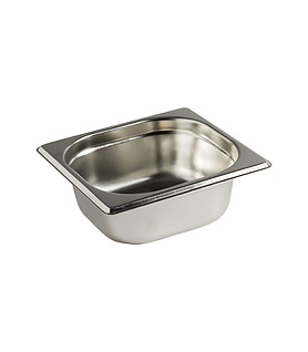 Steam Pan Stainless Steel 1/6 x 100mm Deep