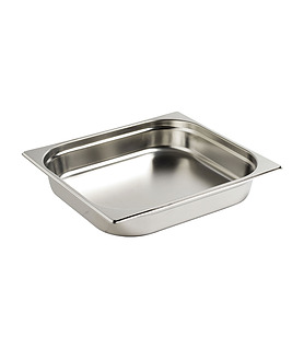 Steam Pan Stainless Steel 2/3 x 65mm Deep