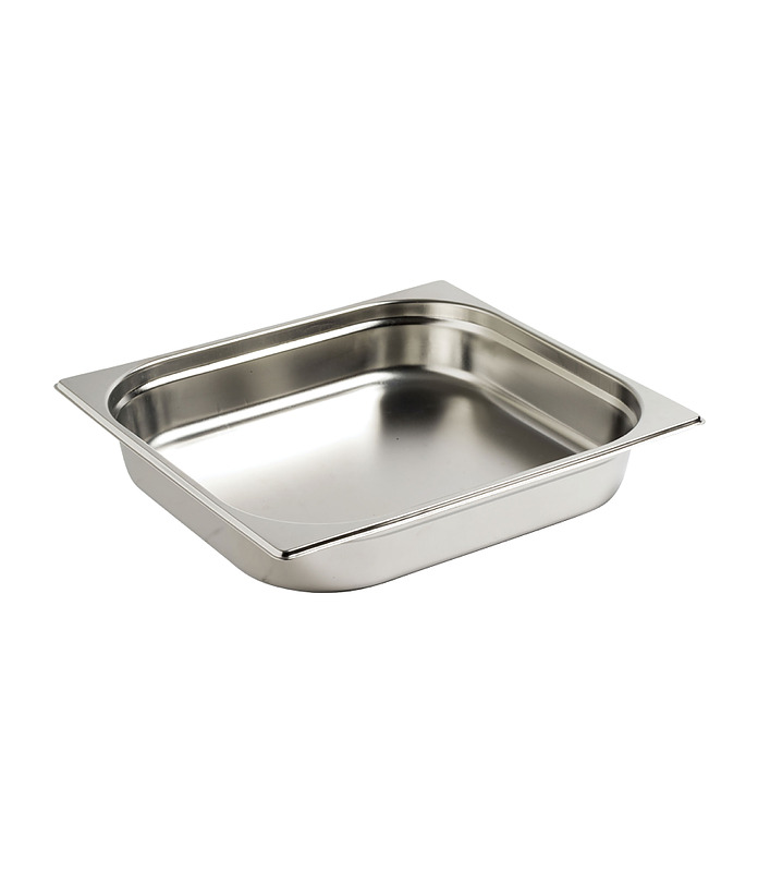 Steam Pan Stainless Steel 2/3 x 65mm Deep