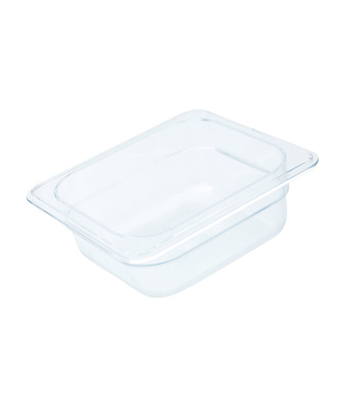 Food Pan Polycarbonate Clear 1/6 x 150mm Deep