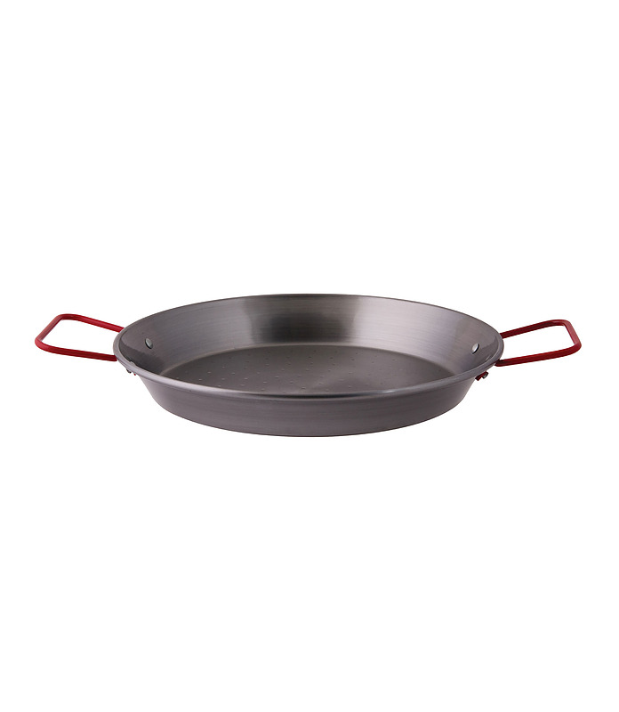 Paella Pan Black Steel 380mm