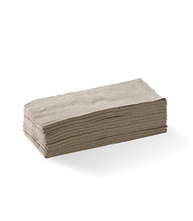 Bionapkin Lunch Natural 1Ply 1/8 Fold