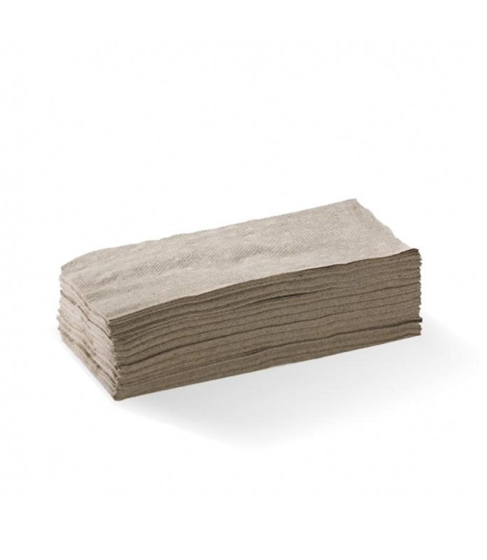 Bionapkin Lunch Natural 1Ply 1/8 Fold