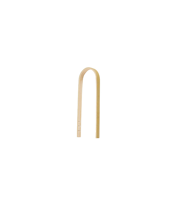 Bamboo Snack Tong 80mm 