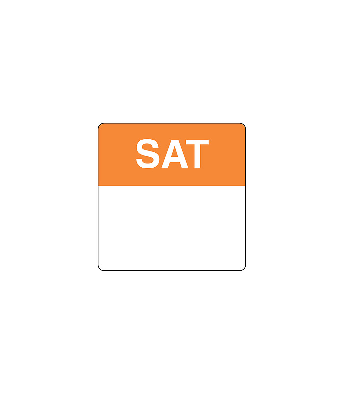 Day Spots Square Removable Saturday 40mm 