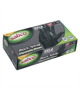 Glove Nitrile Black Extra Large 