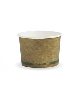 BioBowl Green Stripe Kraft 8oz 