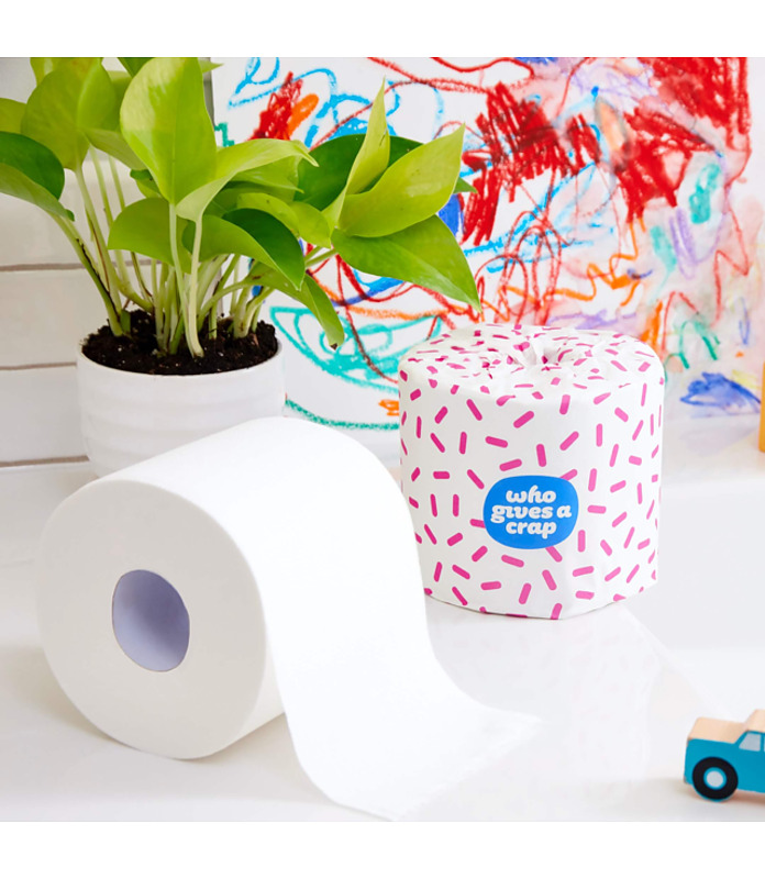 Who Gives A Crap Toilet Paper 3 Ply 400 Sheets 100% Recycled
