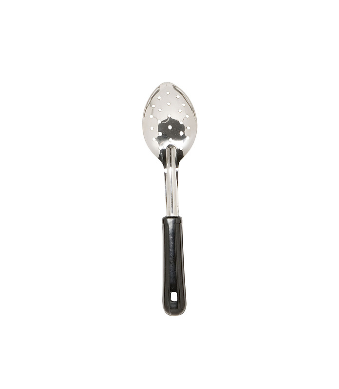Serving Spoon Perforated Black Handle 270mm