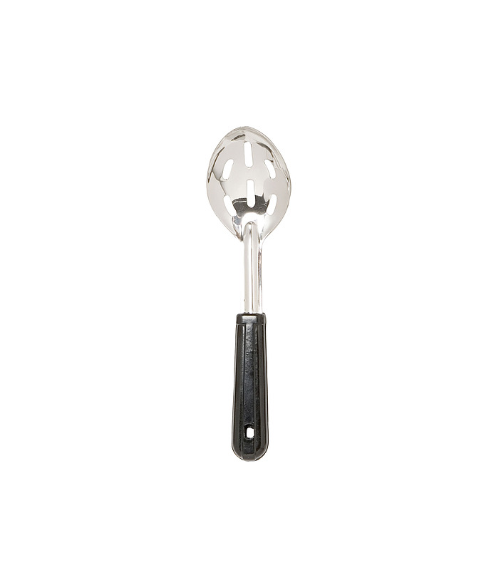 Serving Spoon Slotted Black Handle 270mm