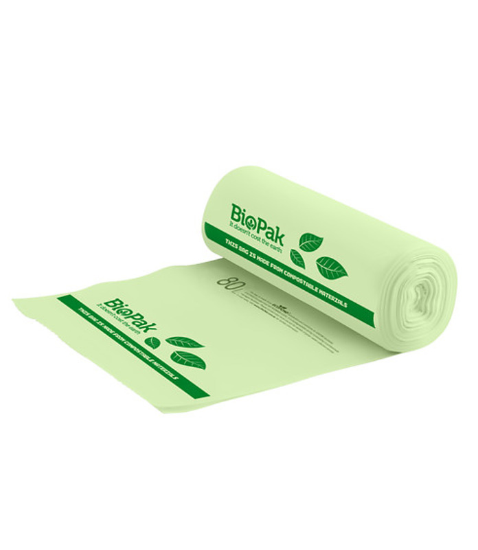 Biopak Bin Liner 80L Compostable 1050 x 820mm