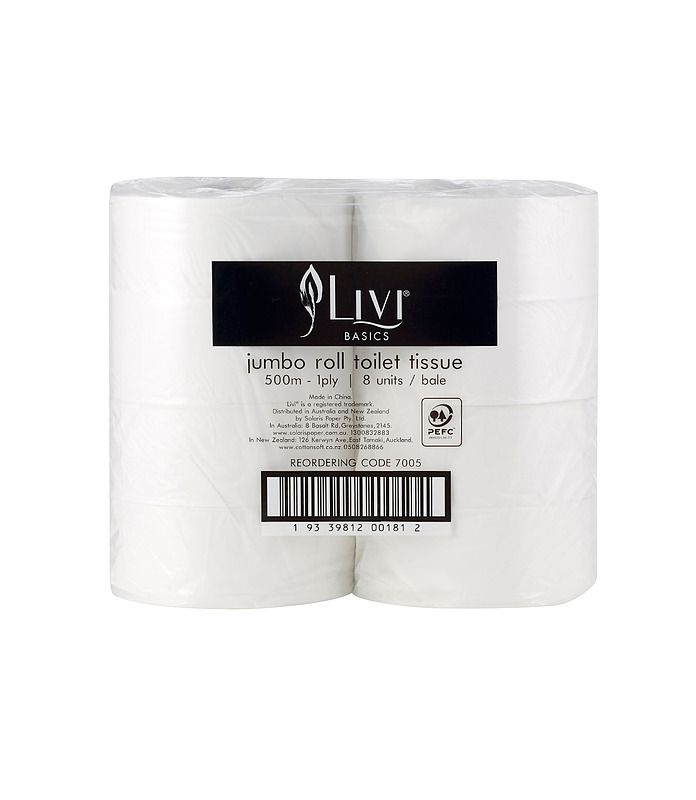 Livi Everyday Jumbo Toilet Tissue 1py 500 Mtrs 