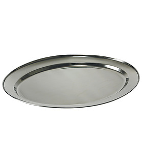 Platter Oval Stainless Steel 600mm