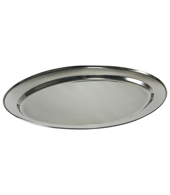 Platter Oval Stainless Steel 600mm