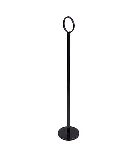 Table Number Stand Black 300mm