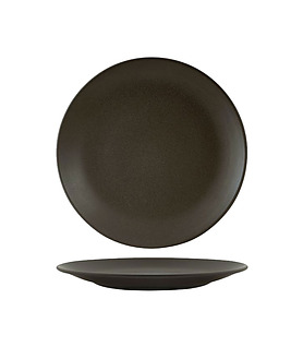 Zuma Coupe Plate Round Charcoal 230mm