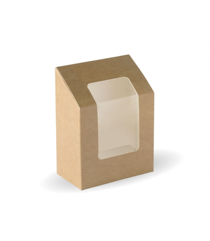 Biopak Sandwich Wedge Wrap Kraft