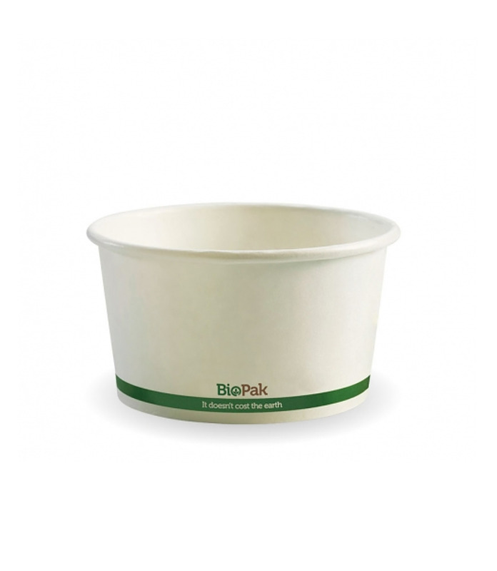 BioBowl White Green Stripe 12oz 