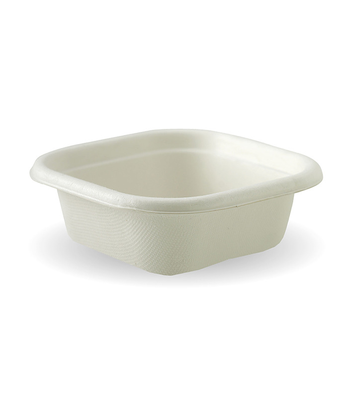 BioCane Takeaway Square Base White 280ml