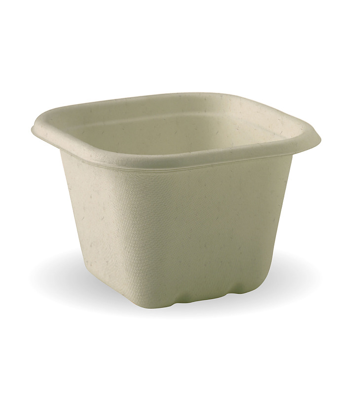 BioCane Takeaway Square Base Natural 630ml