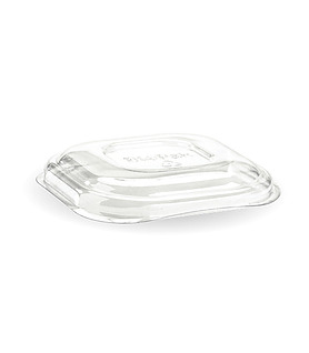 BioCane Takeaway Square Base Lid Clear