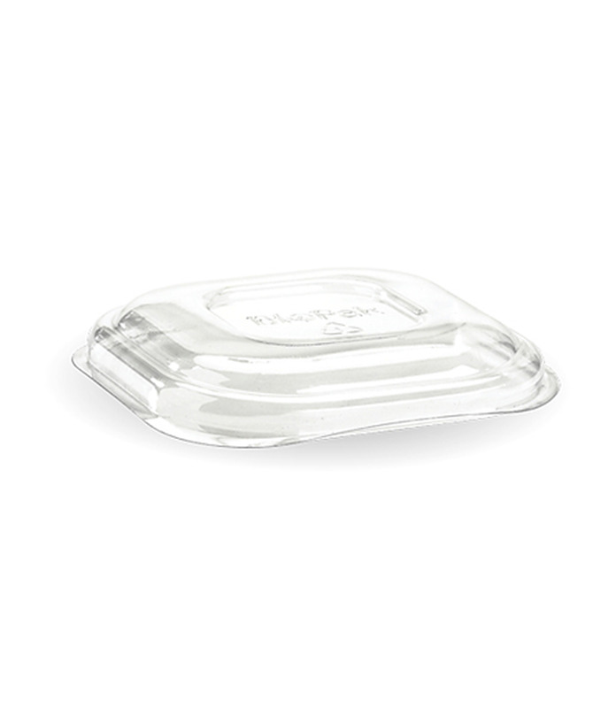 BioCane Takeaway Square Base Lid Clear