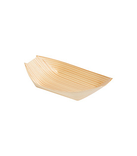 Oval Boat Biowood 60 x 45mm 