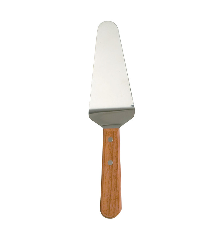 Cake Server Stainless Steel with Wood Handle
